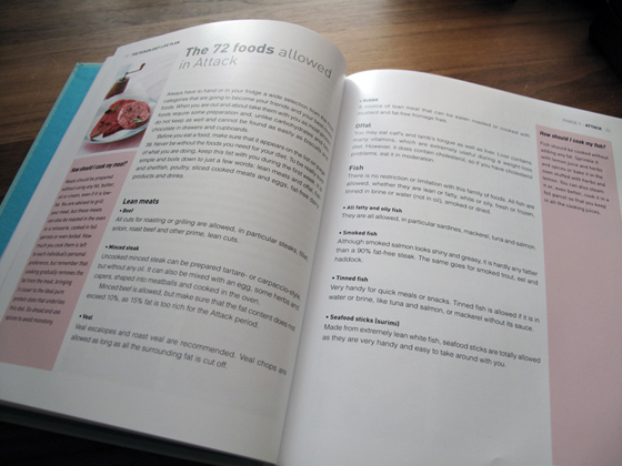 The Dukan Diet Life Plan - Sample menu page